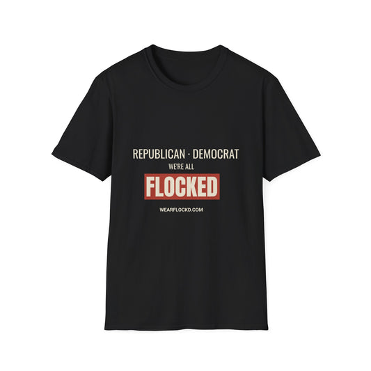 We're All Flocked - Bipartisan Anti-Surveillance Tee