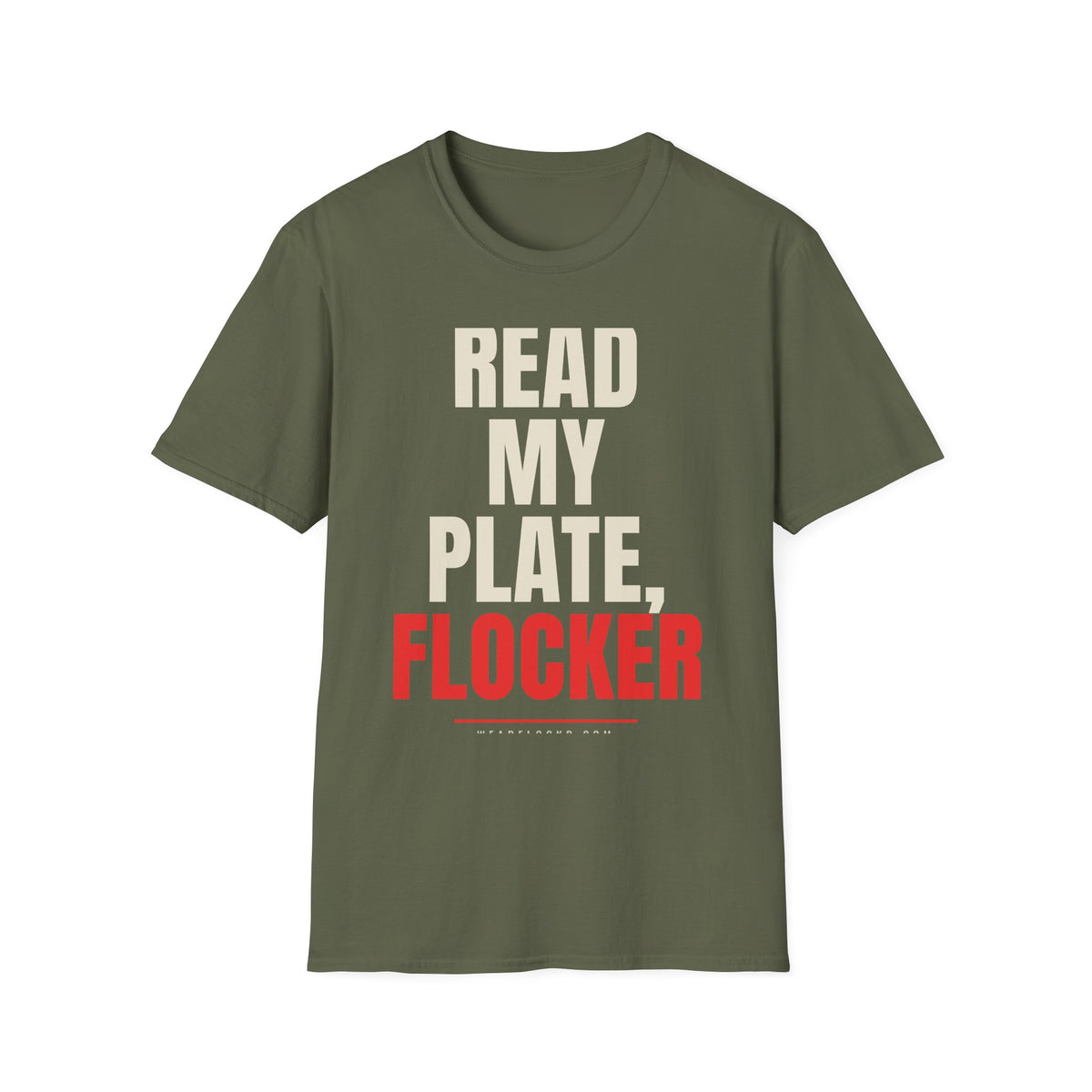 Read My Plate Flocker - Defiant Anti-Surveillance Tee
