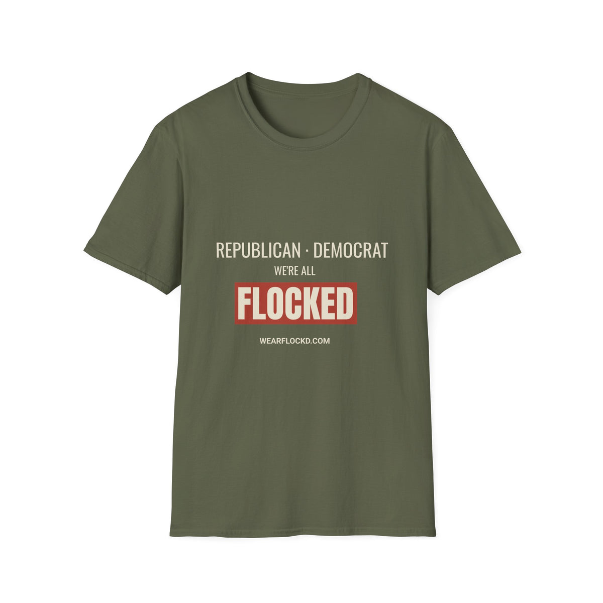 We're All Flocked - Bipartisan Anti-Surveillance Tee