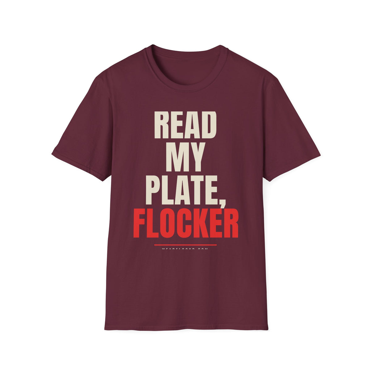 Read My Plate Flocker - Defiant Anti-Surveillance Tee
