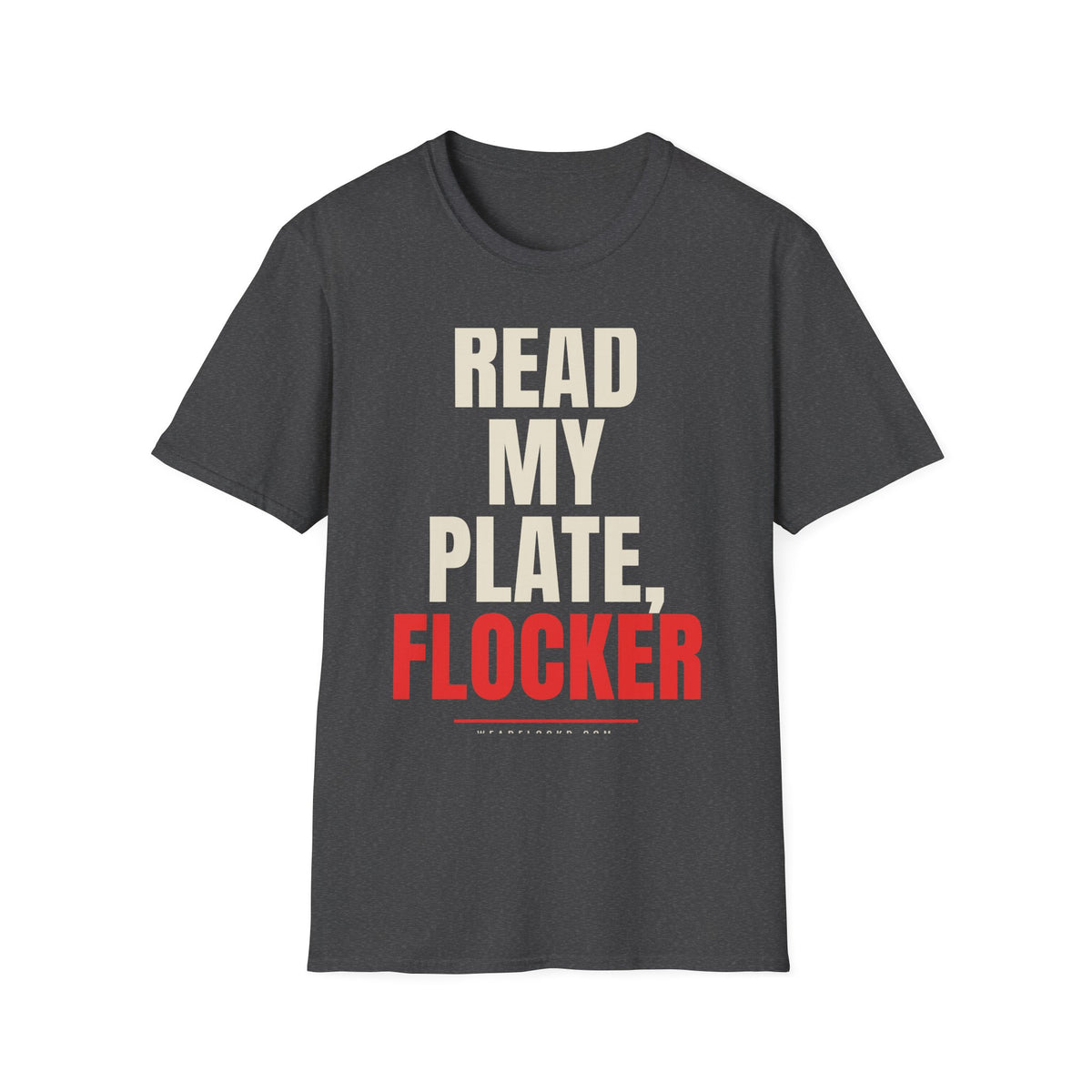 Read My Plate Flocker - Defiant Anti-Surveillance Tee
