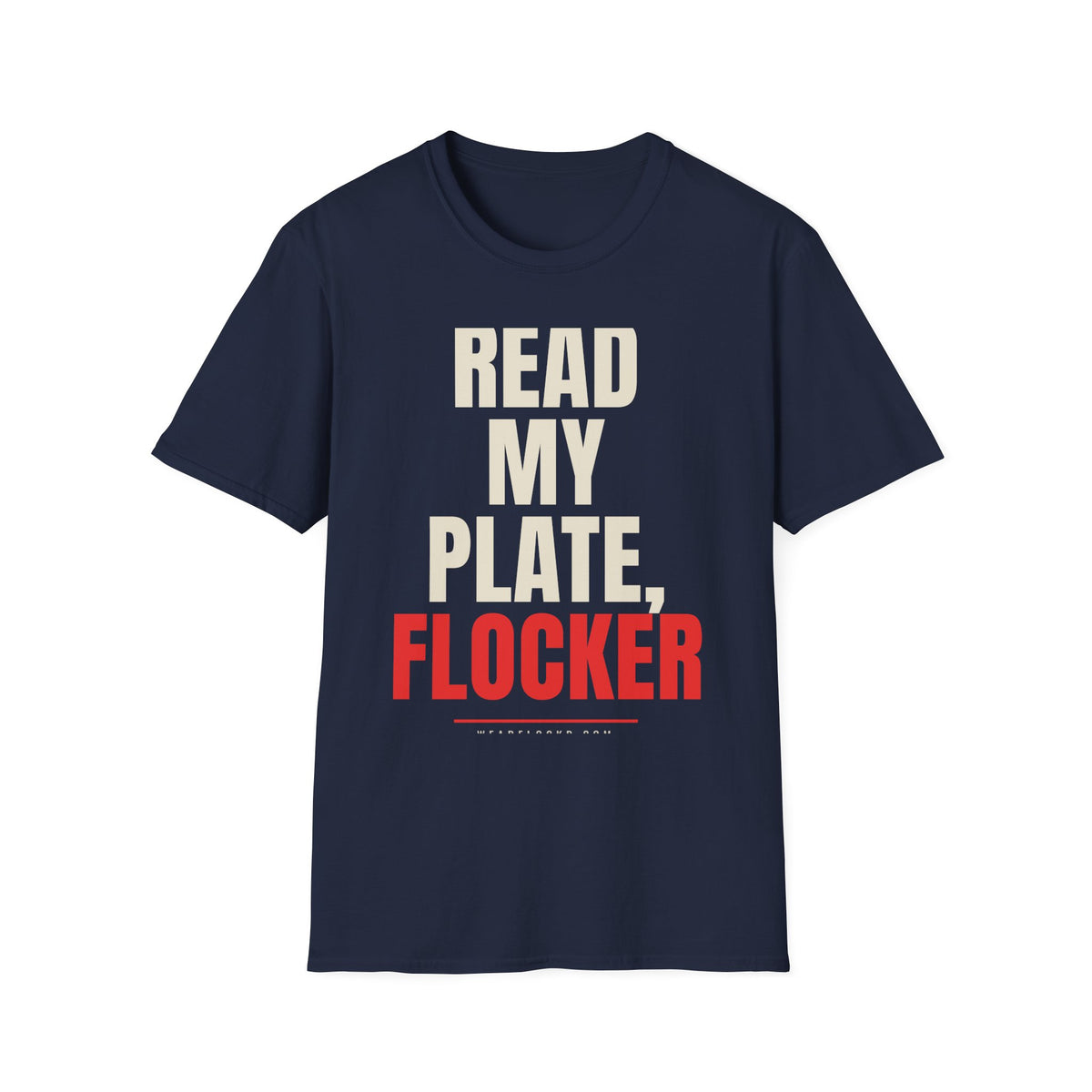 Read My Plate Flocker - Defiant Anti-Surveillance Tee